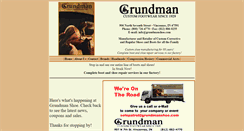 Desktop Screenshot of grundmanshoe.com